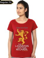Lannisters Red Girls Top