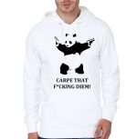Panda White Hoodie