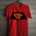 Batman Vs Superman Yellow Tee (All Colours Available)