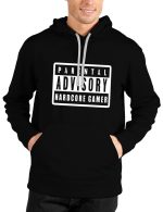 Hardcore Gamer Black Hoodie