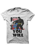 Strong Batman White Tee