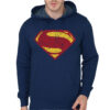 Superman Navy Blue Hoodie