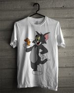 Tom & Jerry White T-Shirt