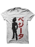 Vegeta White Tee