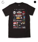 Friends Black Tee