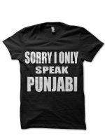 Punjabi Swag Black Tee