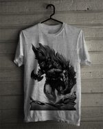 Arkham Batman Grey Tee