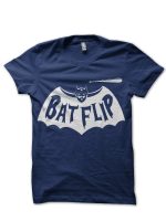 Bat Flip Navy Blue Tee