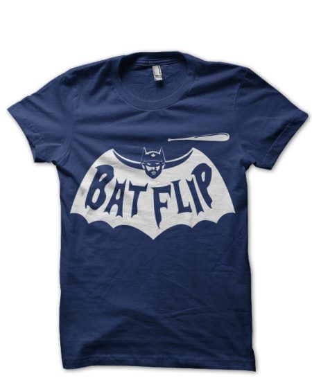 Bat Flip Navy Blue Tee