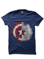 Captain America Navy Blue Tee