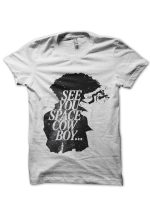 Cow Boy White Tee