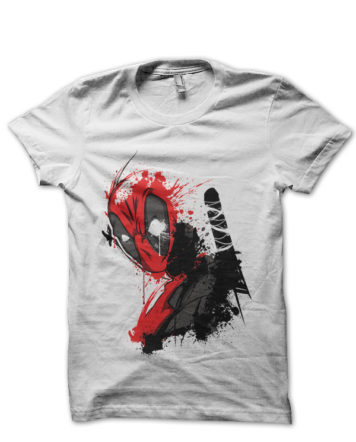 Deadpool White Tee