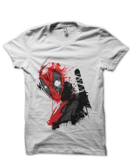 Deadpool White Tee