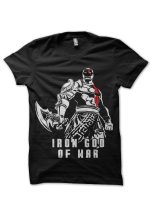 God Of Iron War Black Tee