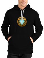 Arc Reactor Black Hoodie
