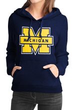 Michigan Navy Blue Girls Hoodie