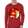 Poke Flash Red Full Sleeve Tee