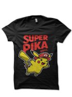 Super Pika Black Tee