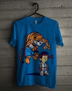 Tiger & Kid Blue Tee