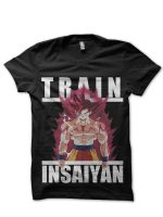 Train Insaiyan Black Tee