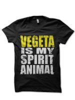 Vegeta Black Tee