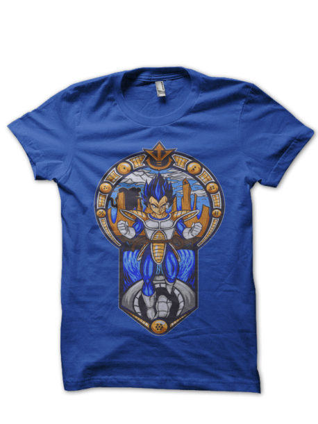 Vegeta Royal Blue Tee Shark Shirts