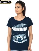 Walker & Snow Navy Blue Top