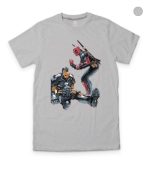 Naughty Deadpool Grey Tee
