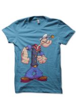 Popeye Light Blue Tee