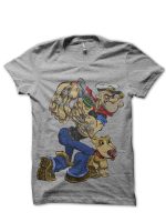 Angry Popeye Grey Tee (All Colours Available)