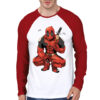 Deadpool Red Raglan T-Shirt