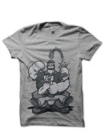 Fighting Popeye Grey Tee (White Available)
