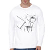Meme White Full Sleeve Tee