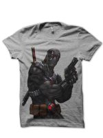 Deadpool Grey Tee (Light Blue & White Available)