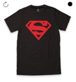 Man Of Steel Black Tee