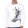 Langur White Full Sleeve T-Shirt