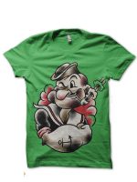 Popeye Green Tee (All Colour Available)