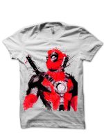 Splash Deadpool White Tee