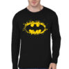 Splash Batman Black Full Sleeve Tee