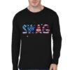 Swag Black Full Sleeve T-Shirt