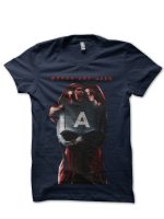 Words Are Over Navy Blue T-Shirt