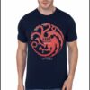 Fire & Blood Navy Blue Tee