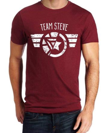 Team Steve Maroon Tee