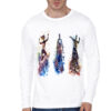 Justice League White Full Sleeve Tee