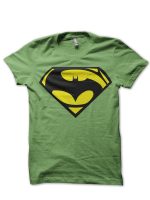 Superman Vs Batman Green Tee