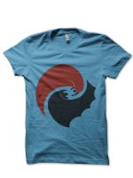 Batman Vs Superman Light Blue Tee