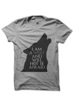 I Am A Wolf Grey Tee