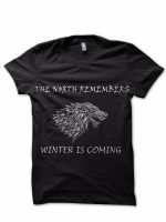 Winter Is Coming Black Tee