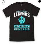 Punjabi Legend Black Tee