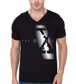The X Files Black V-Neck T-Shirt